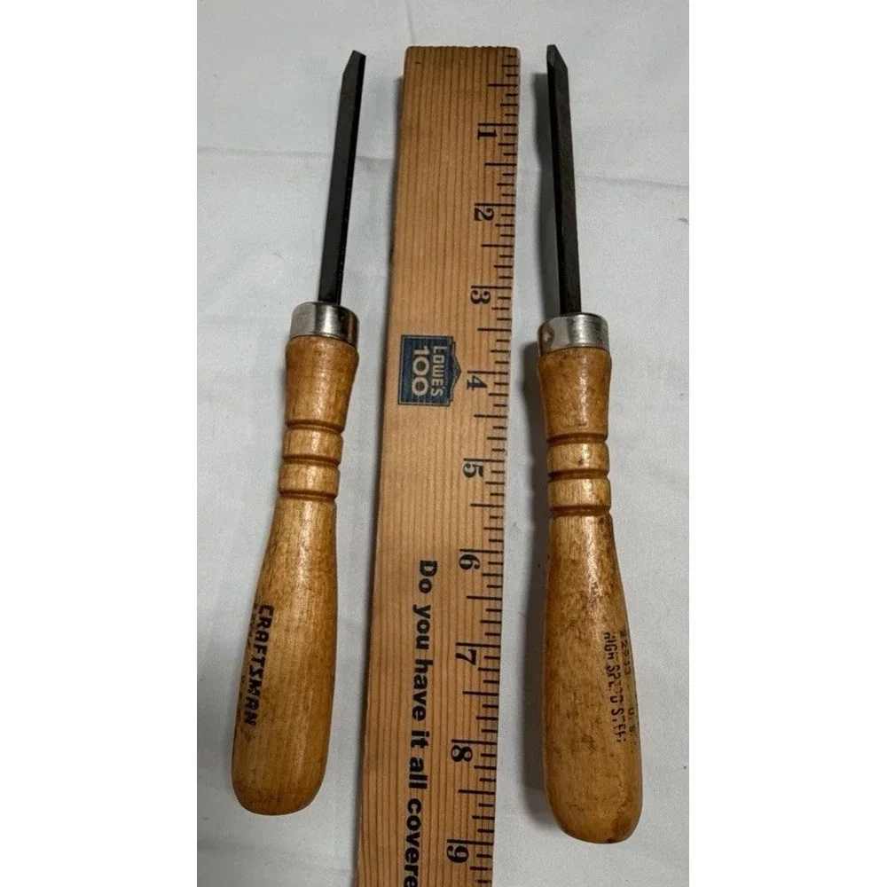 Craftsman Wood Turning Chisel/Gouge Set 8pc HSS USA MPN 92940-92947